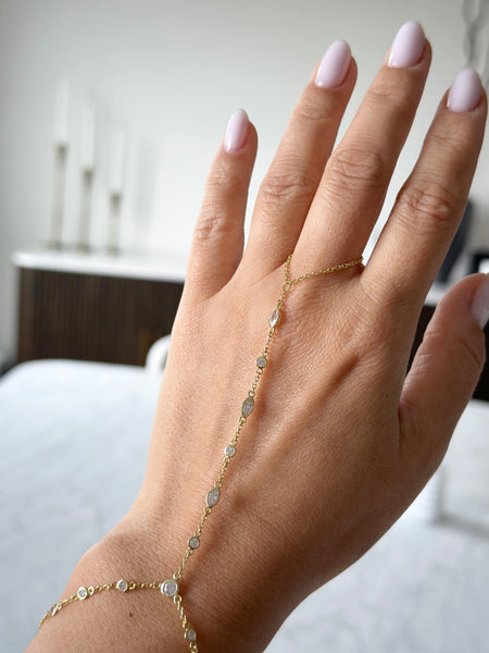 Taylor hand chain bracelet