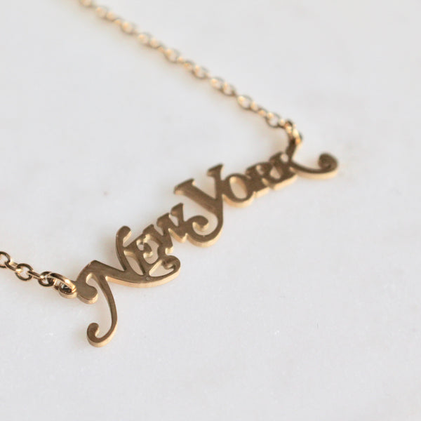 New York necklace