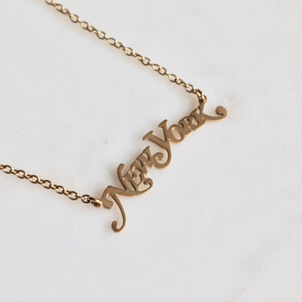 New York necklace