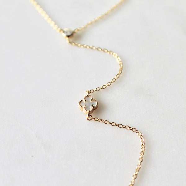 Clover hand chain bracelet