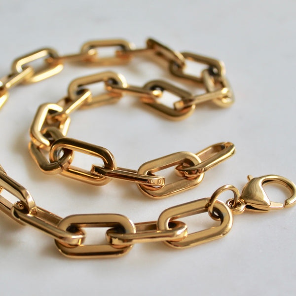 Hailey chunky chain necklace - Lily Lough Jewelry