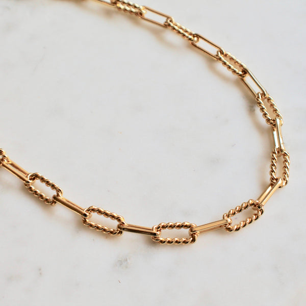 Alexandra gold chain necklace - Lily Lough Jewelry