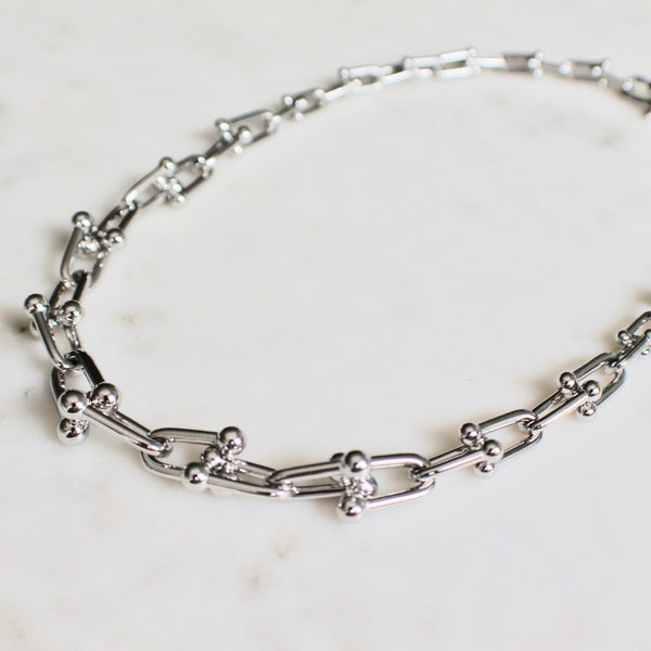Hardware link necklace - Lily Lough Jewelry