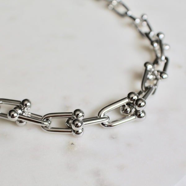 Hardware link necklace - Lily Lough Jewelry