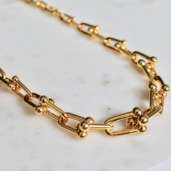 Hardware link necklace - Lily Lough Jewelry