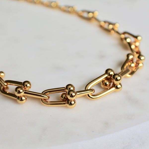 Hardware link necklace - Lily Lough Jewelry