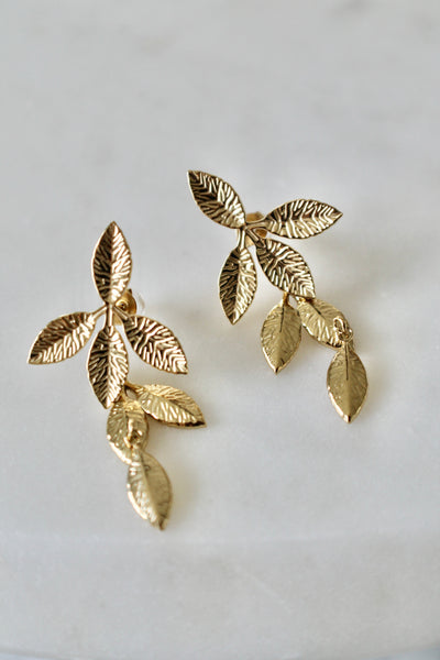 Leaf earrings