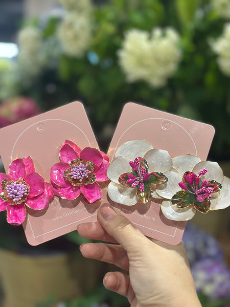 Flower earrings - Lily Lough 