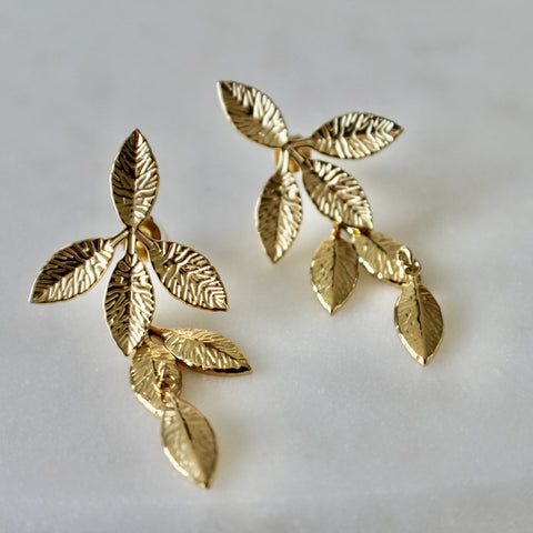 Leaf earrings
