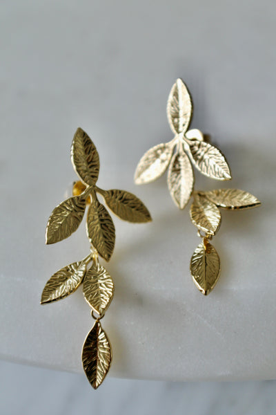Leaf earrings