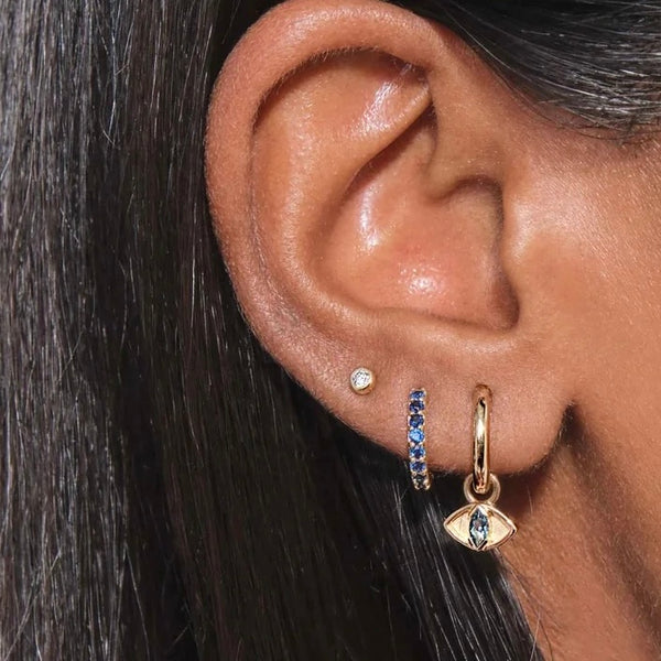 Polina huggie earrings
