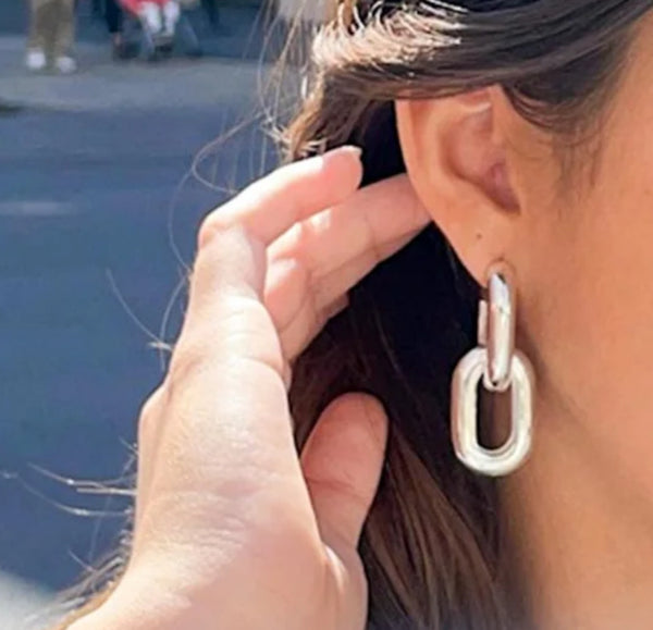 Adele chunky earrings