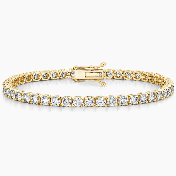 Tennis bracelet in gold