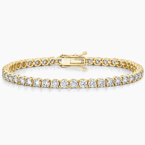 Tennis bracelet in gold