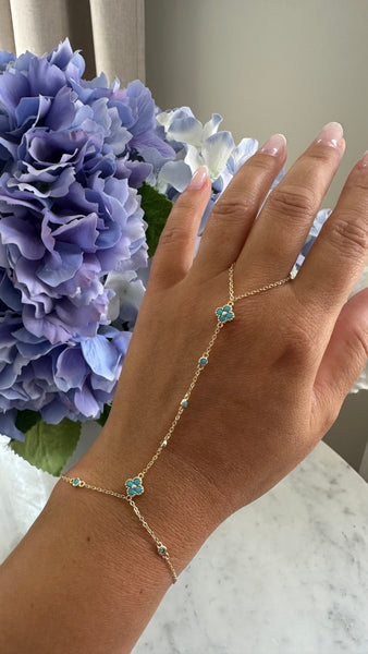 Clover hand chain