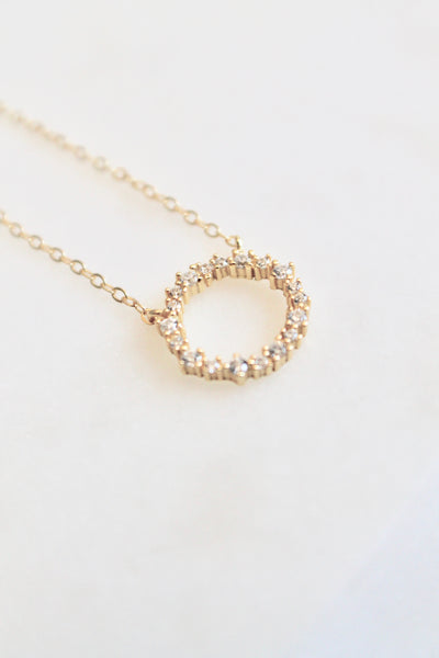 Promise ring necklace