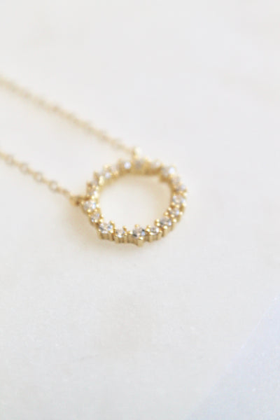 Promise ring necklace