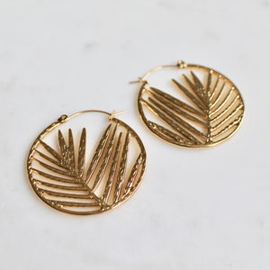 Palm tree earrings