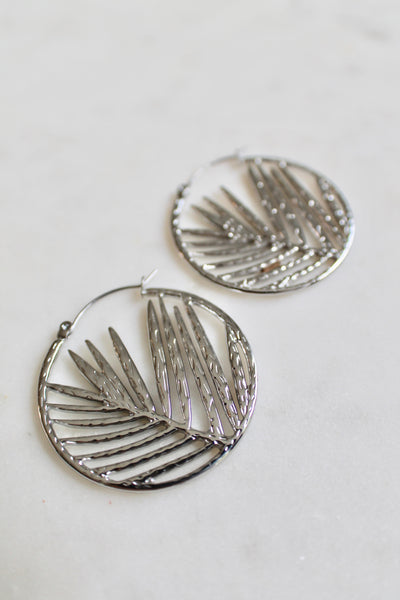 Palm tree earrings