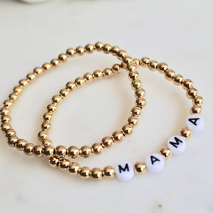 Mama gold bracelet