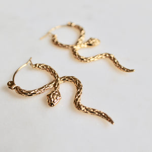 Snake serpent earrings