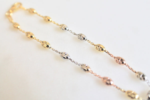 Tri color bracelet