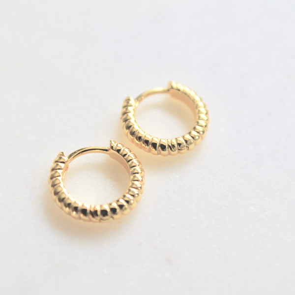 Gwyneth huggie earrings