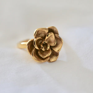 Fleur gold ring