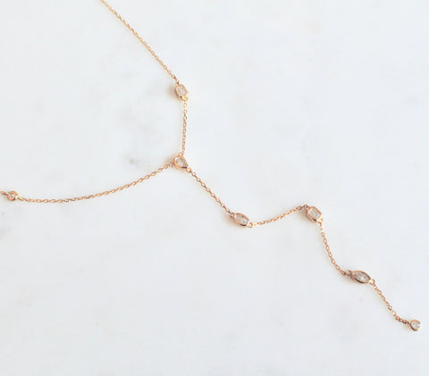 Camille lariat necklace