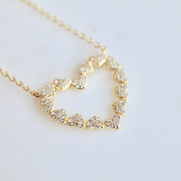 Valentina heart  necklace