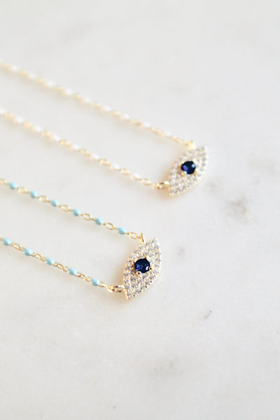 Evil eye necklace