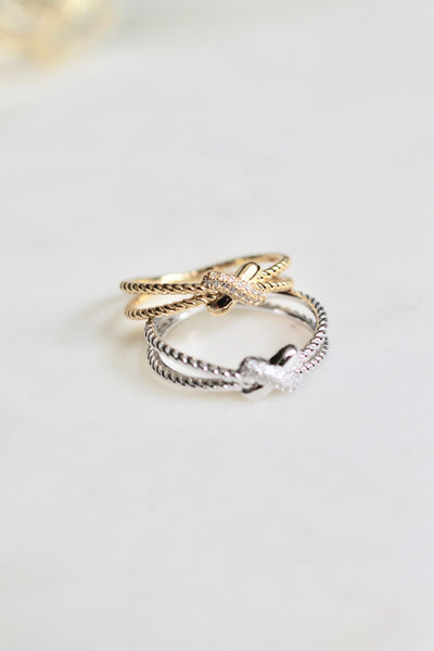 Lucy knot ring