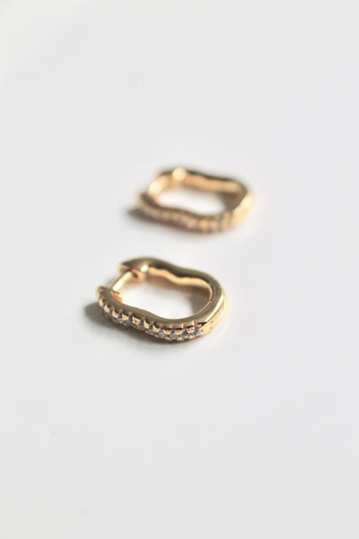 Niara huggie earrings