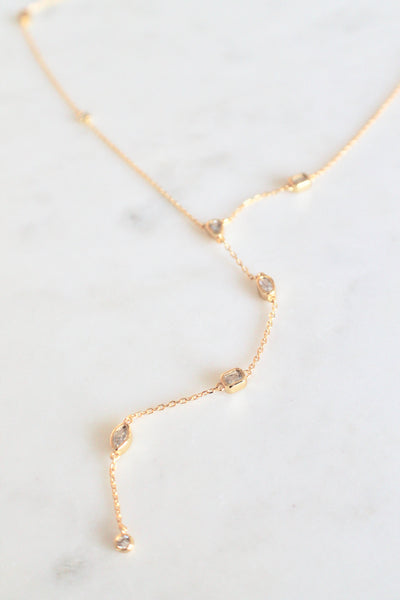 Camille lariat necklace