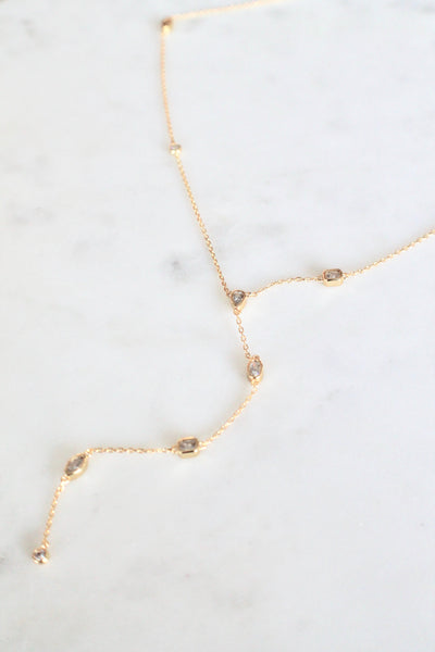 Camille lariat necklace