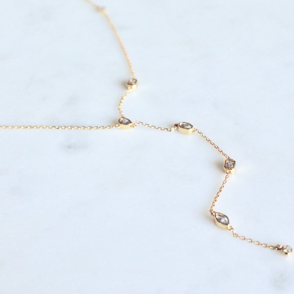 Camille lariat necklace