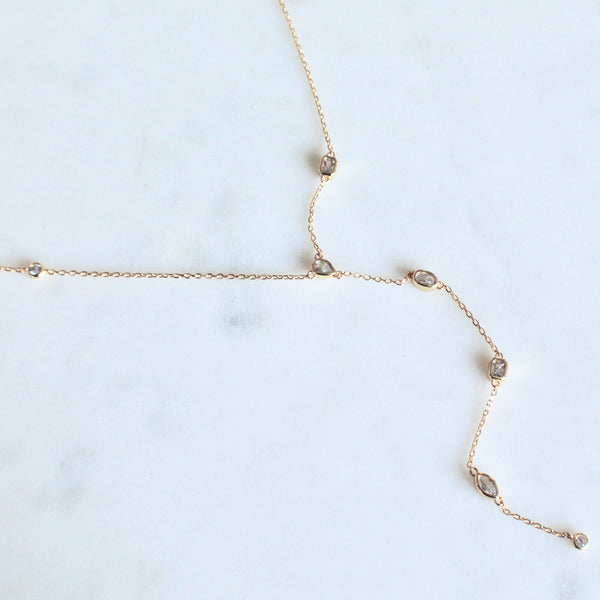 Camille lariat necklace