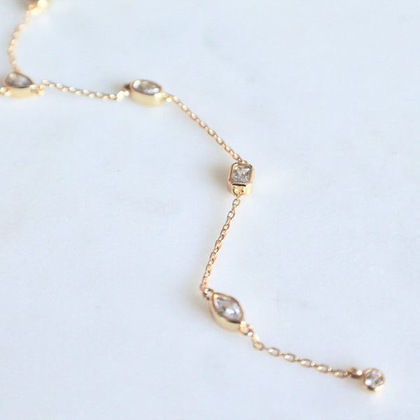 Camille lariat necklace