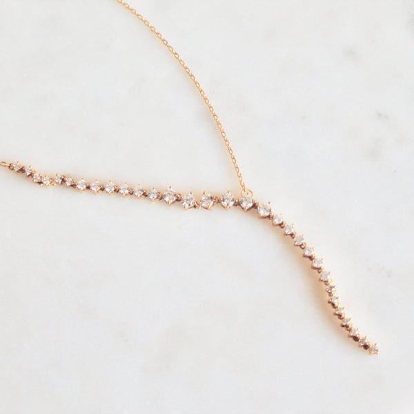 Valerie lariat necklace