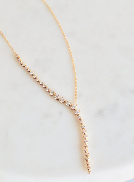 Valerie lariat necklace