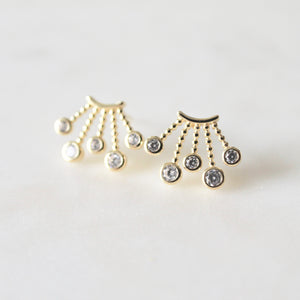 Kara stud earrings