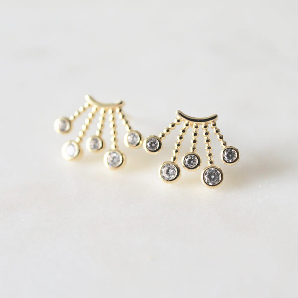 Kara stud earrings