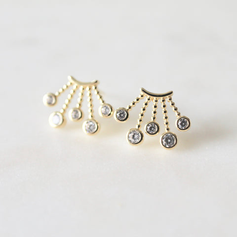 Kara stud earrings