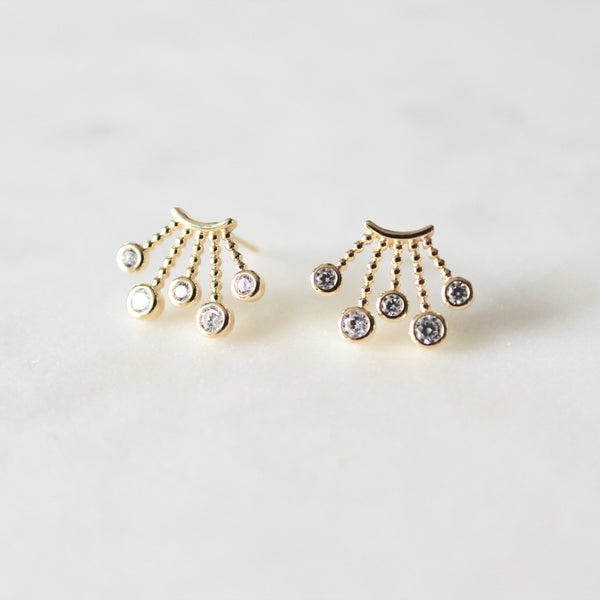 Kara stud earrings