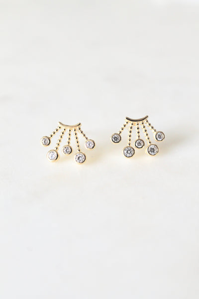 Kara stud earrings