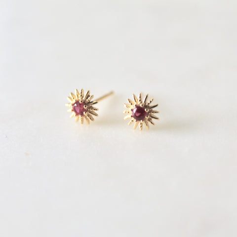 Tiny stud earrings