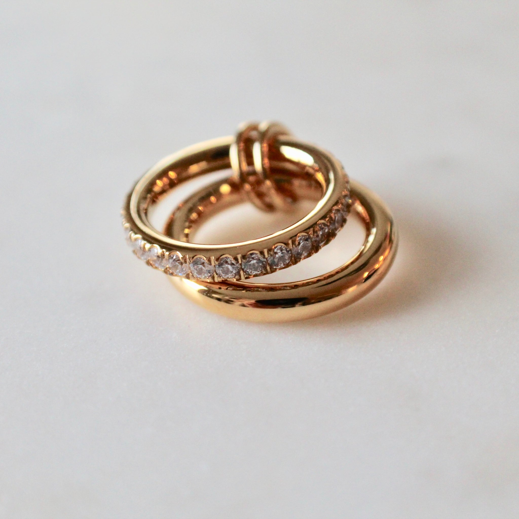 Layered double ring