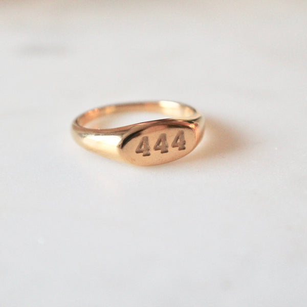 Angel number ring