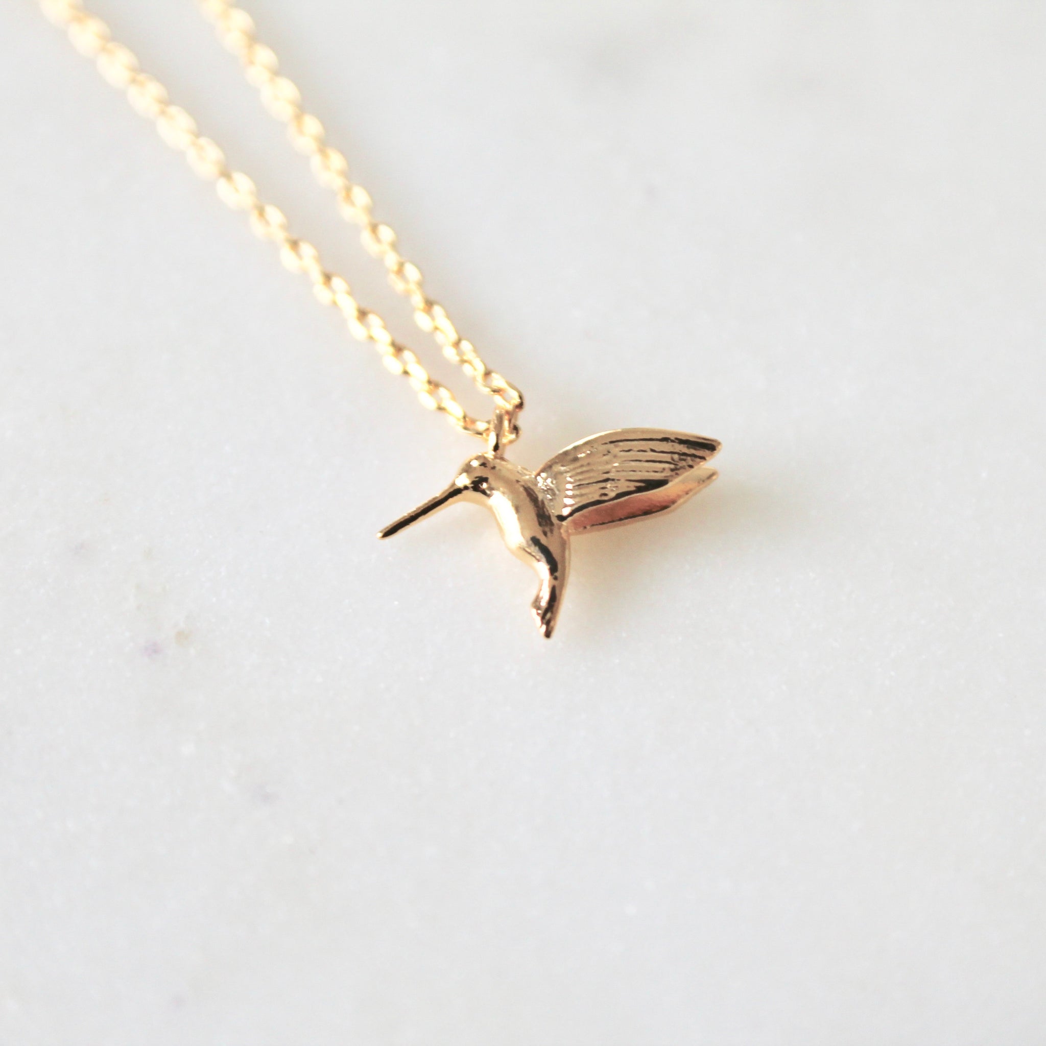 Hummingbird necklace