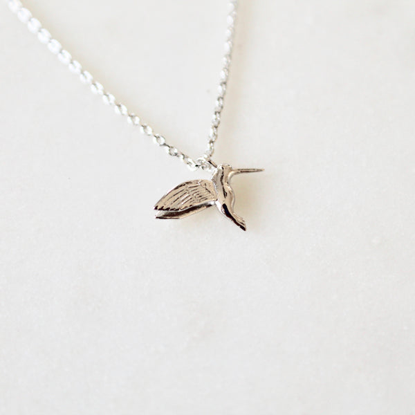 Hummingbird necklace